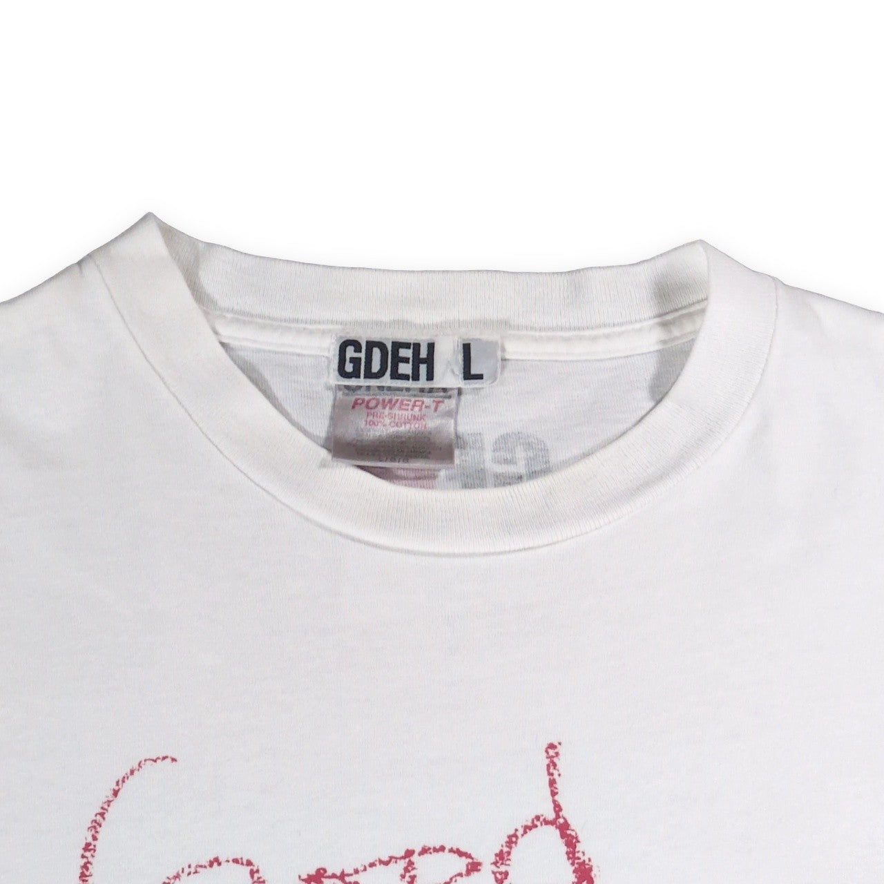 GOODENOUGH 90s ONEITA Graphic T-Shirt White Size L