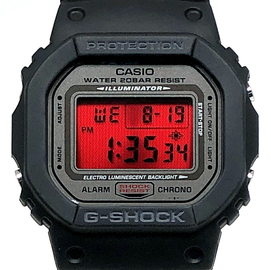 Casio G-SHOCK 20th Anniv 5000ML-1 Red Watch Size ONE SIZE