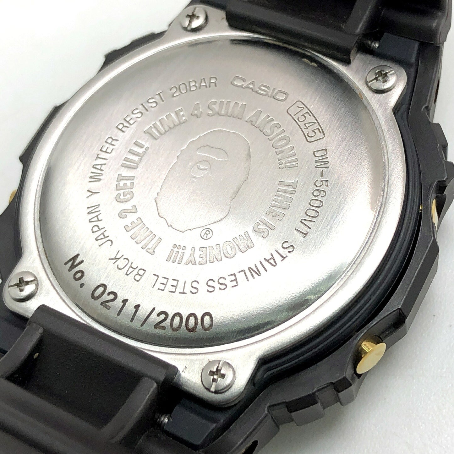 Casio G-SHOCK A BATHING APE BAPE DW-5600 Watch Size ONE SIZE