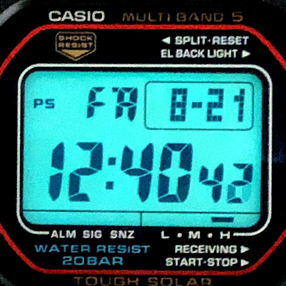 Casio G-SHOCK GW-M5600-1 Radio Tough Solar ONE Size ONE SIZE