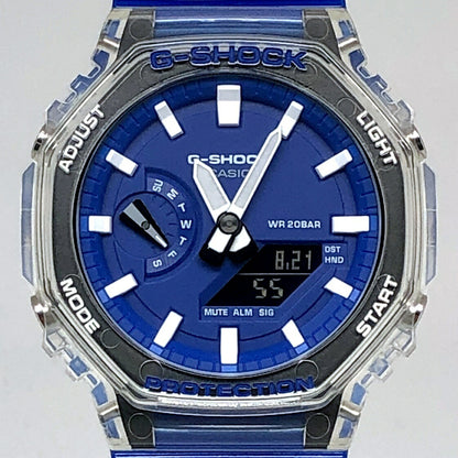 A HIDDEN COAST G-SHOCK CasiOak White Blue Watch Size ONE SIZE