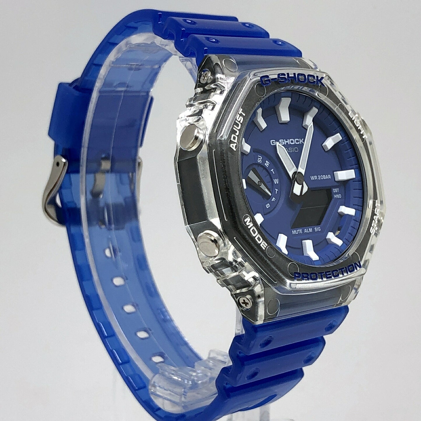 A HIDDEN COAST G-SHOCK CasiOak White Blue Watch Size ONE SIZE