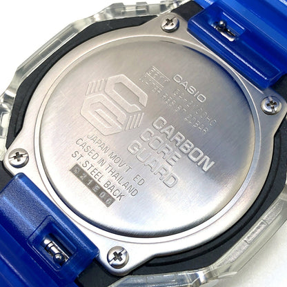 A HIDDEN COAST G-SHOCK CasiOak White Blue Watch Size ONE SIZE