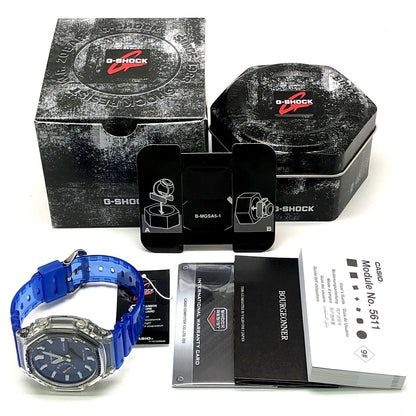 A HIDDEN COAST G-SHOCK CasiOak White Blue Watch Size ONE SIZE
