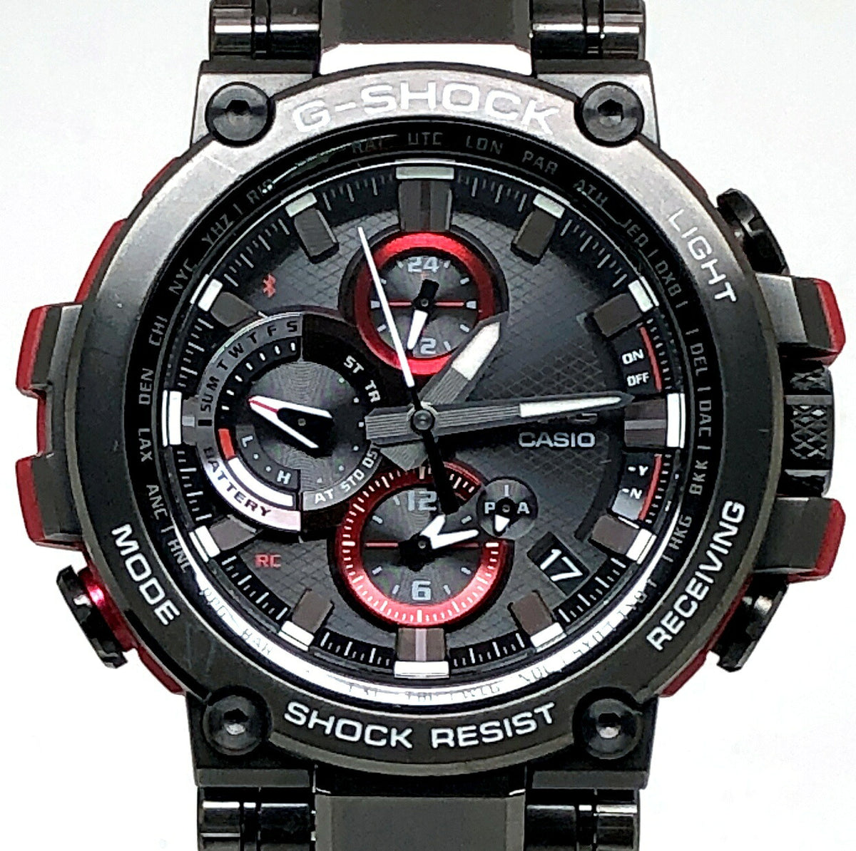 Casio G-SHOCK MTG-B1000B-1A4 MT-G Bluetooth Solar Watch