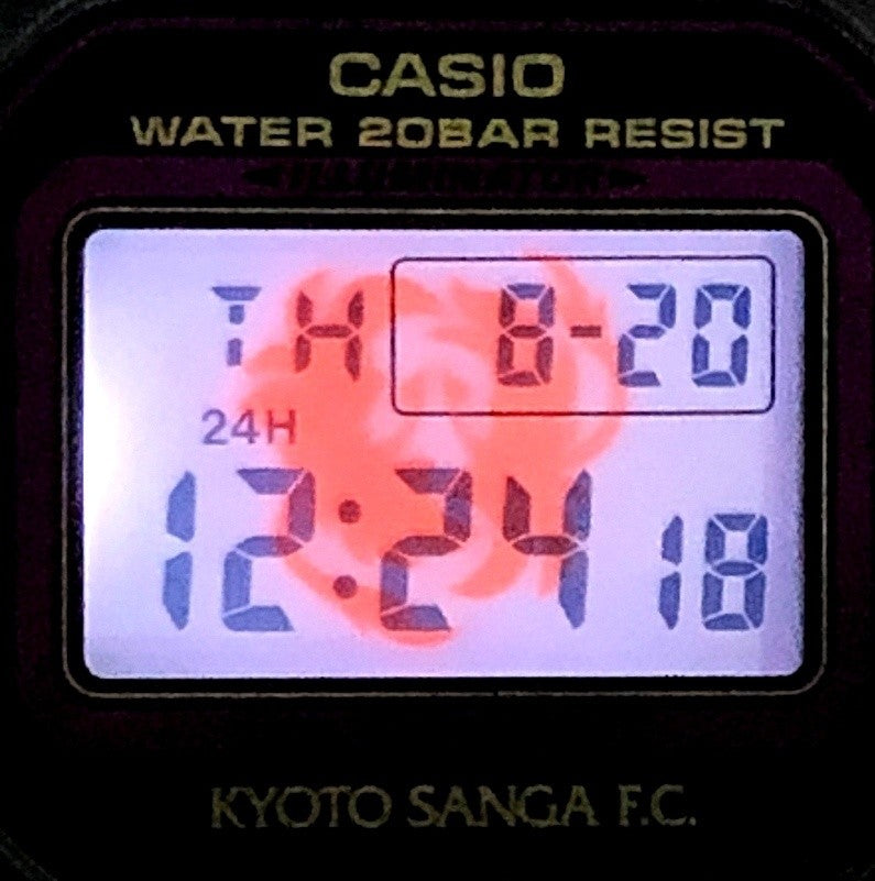 Casio G-SHOCK Kyoto Sanga F.C. Black Watch Size ONE SIZE