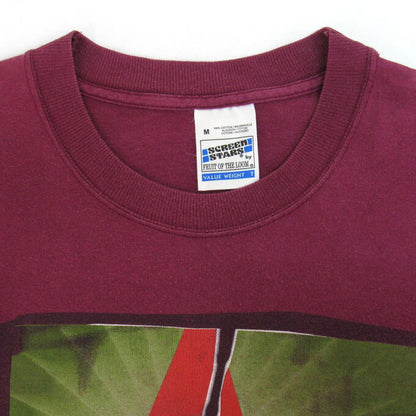 SCREEN STARS 00s Rage Against The T-Shirt Purple Size M