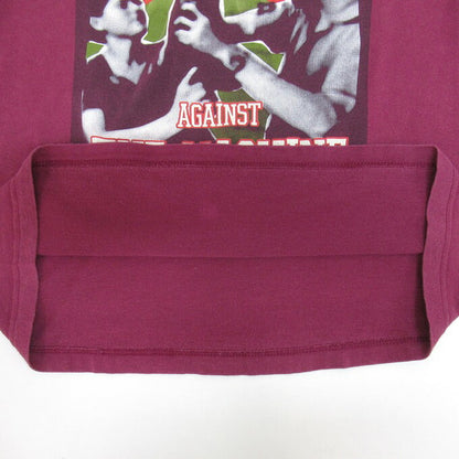 SCREEN STARS 00s Rage Against The T-Shirt Purple Size M