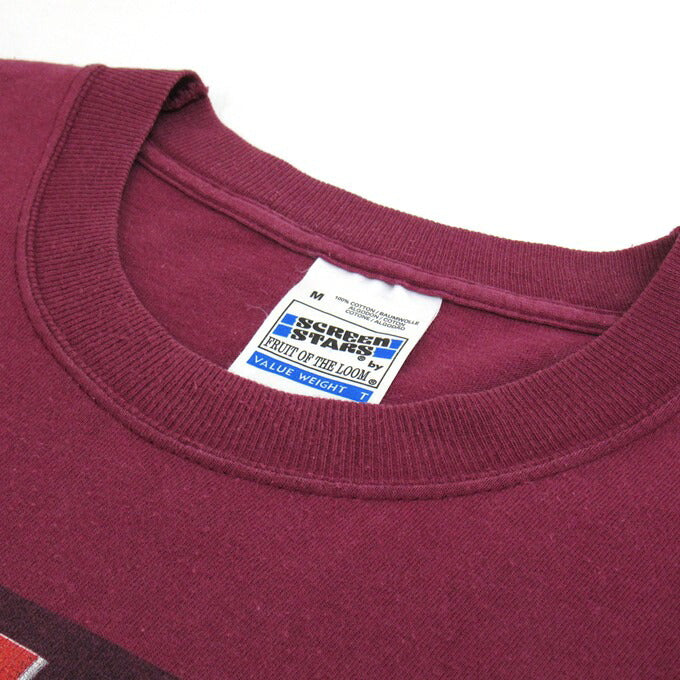 SCREEN STARS 00s Rage Against The T-Shirt Purple Size M