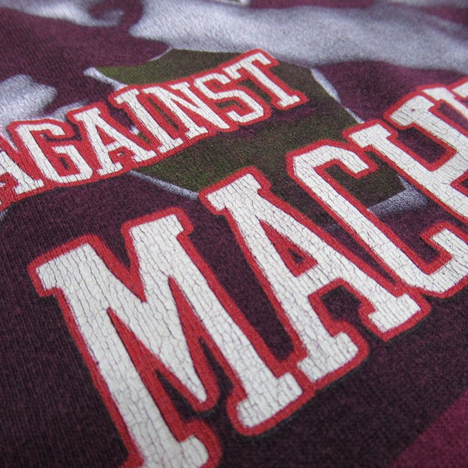 SCREEN STARS 00s Rage Against The T-Shirt Purple Size M