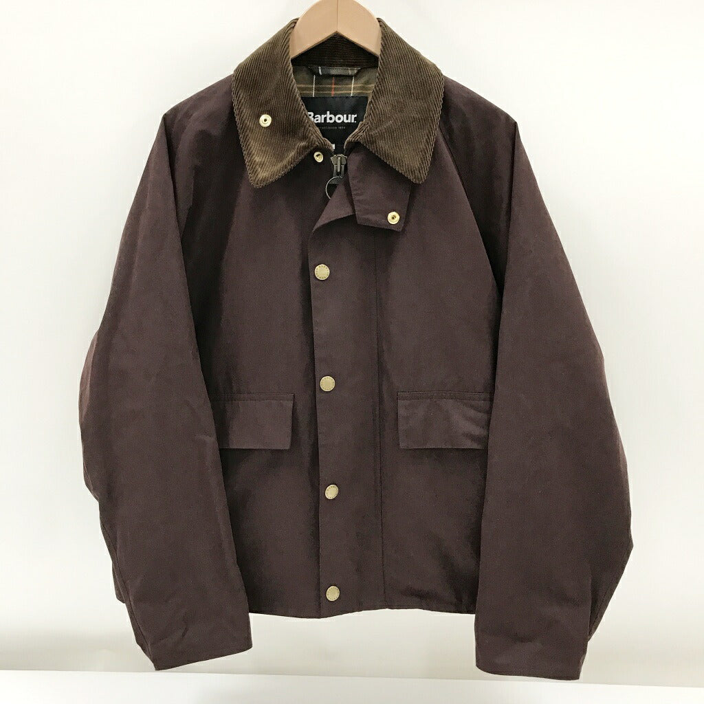 Barbour Borrowdale Short Blouson Jacket Brown Size 38