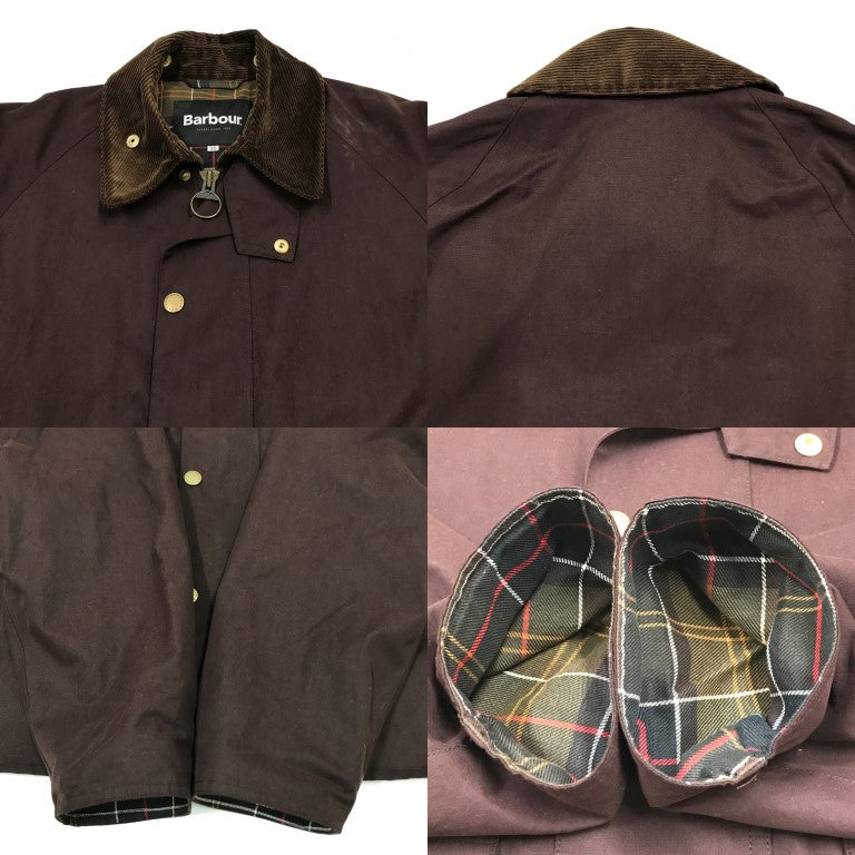 Barbour Borrowdale Short Blouson Jacket Brown Size 38