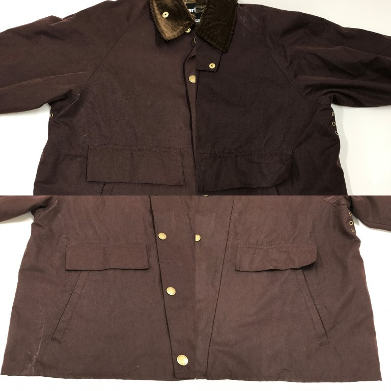 Barbour Borrowdale Short Blouson Jacket Brown Size 38