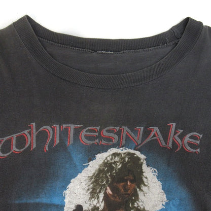 Whitesnake 1987 David Coverdale Tour T-Shirt Black Size L