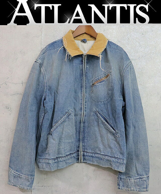 Maison Margiela Vintage Wash Denim Jacket Blue Size 46