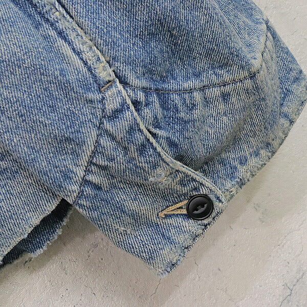 Maison Margiela Vintage Wash Denim Jacket Blue Size 46