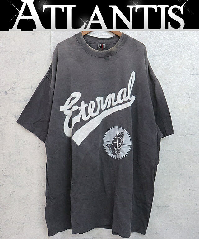 SAINT MICHAEL 25SS FG_SS TEE T-Shirt Gray Size OS