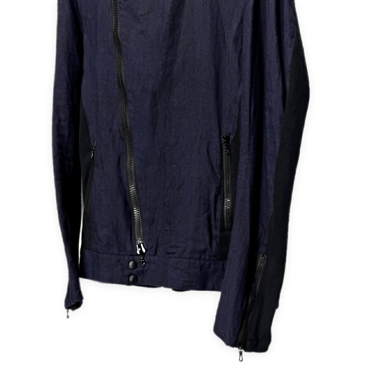 LA PROVOCAZIONE ETERNA 16SS Linen Jersey Jacket Navy Size 5