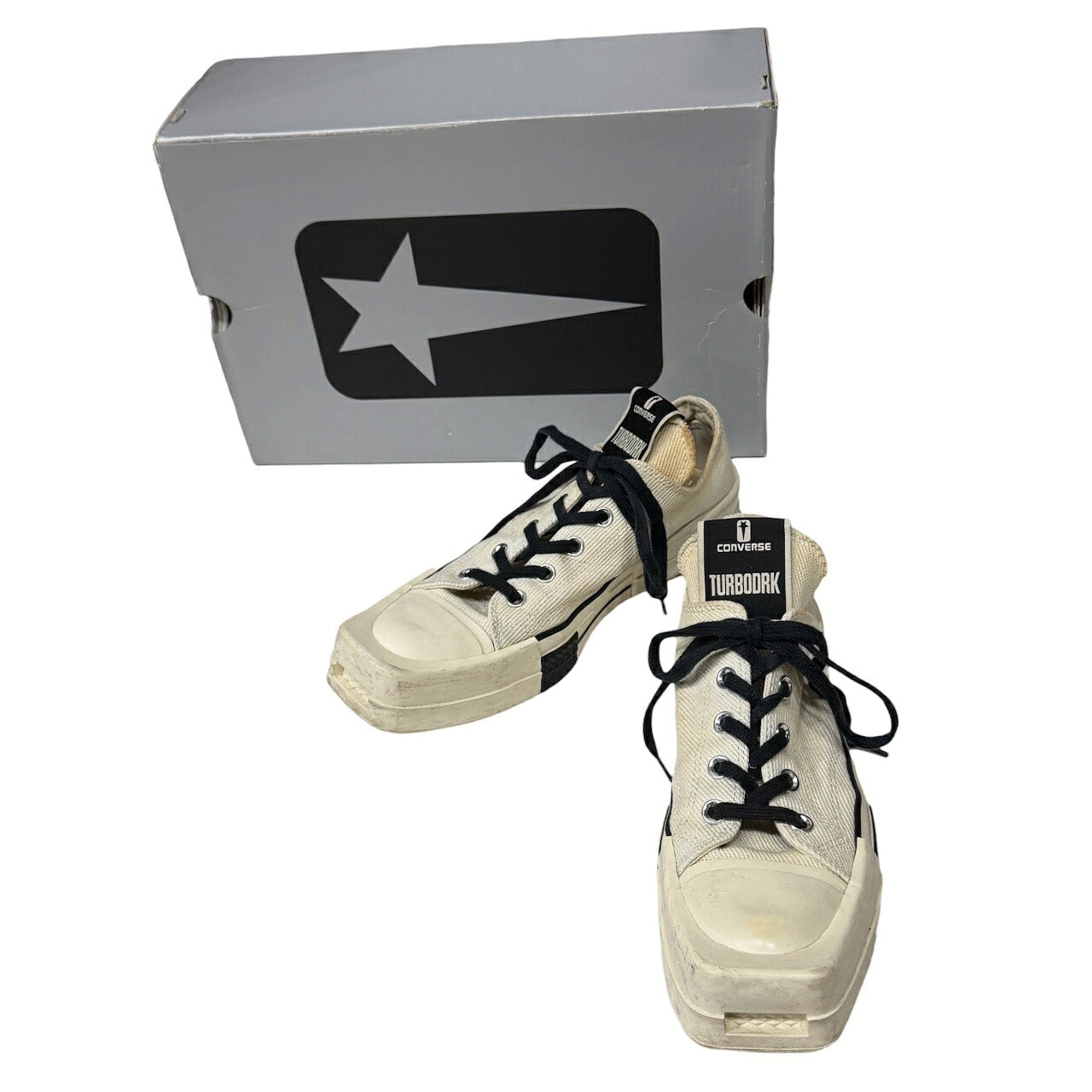 CONVERSE TURBODRK OX CHUCK Rick Owens Sneakers Gray Size 25