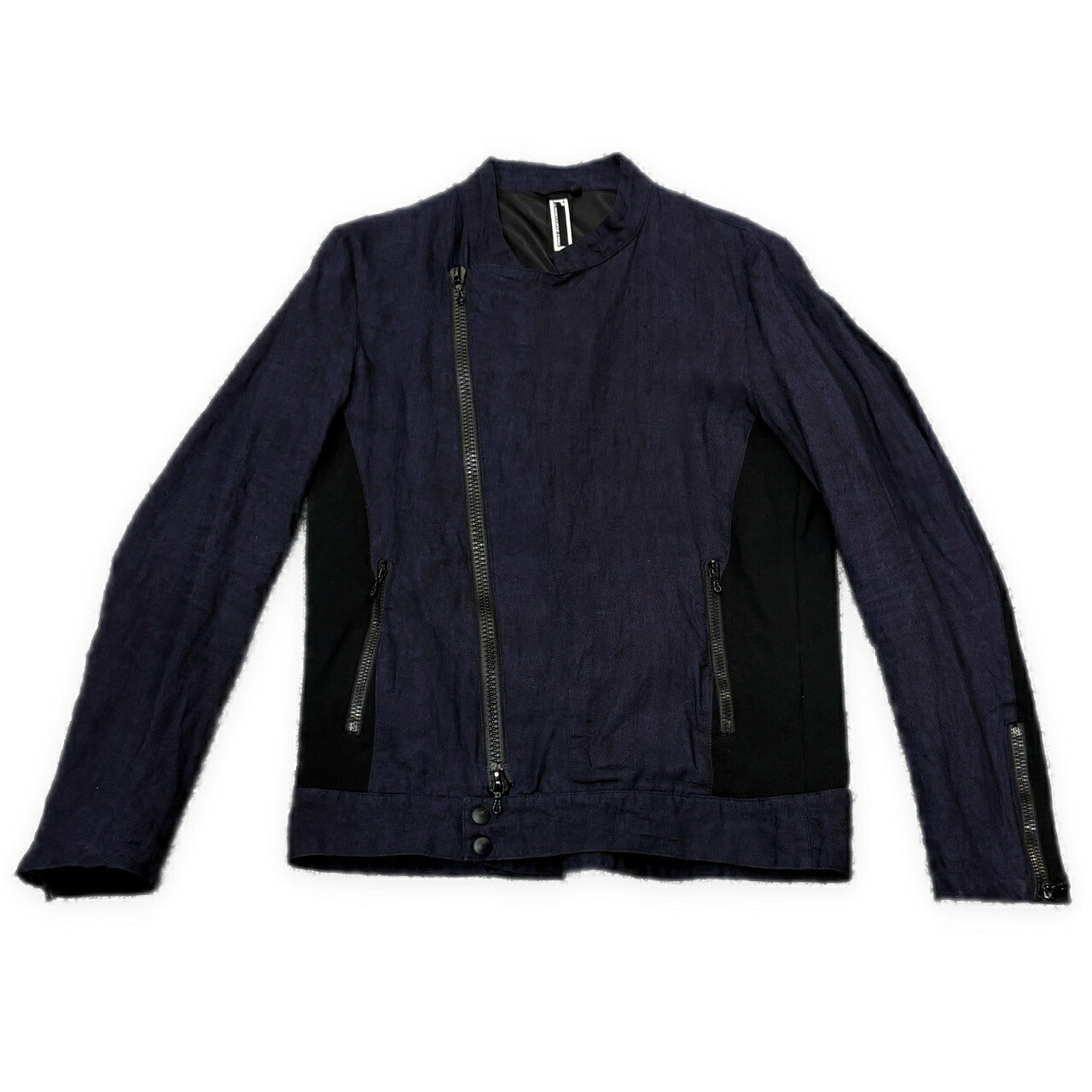 LA PROVOCAZIONE ETERNA 16SS Linen Jersey Jacket Navy Size 5