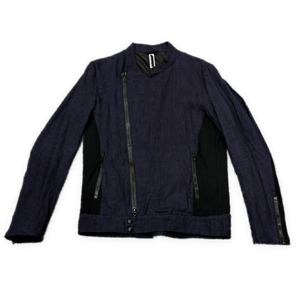 LA PROVOCAZIONE ETERNA 16SS Linen Jersey Jacket Navy Size 5