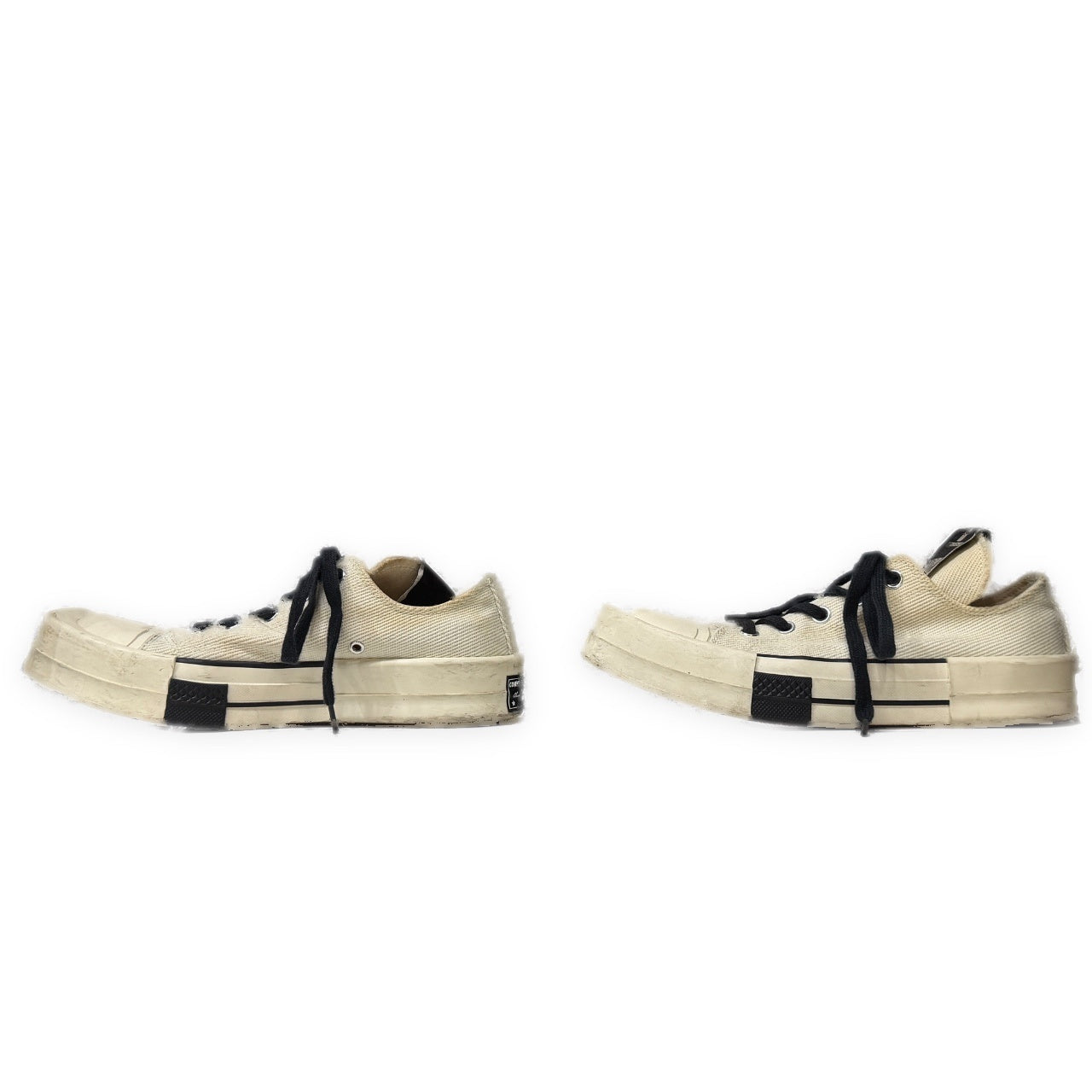 CONVERSE TURBODRK OX CHUCK Rick Owens Sneakers Gray Size 25