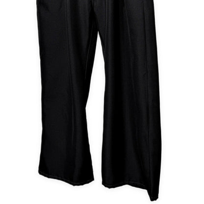 JieDa Wide One Tuck Straight Pants Black Size 1