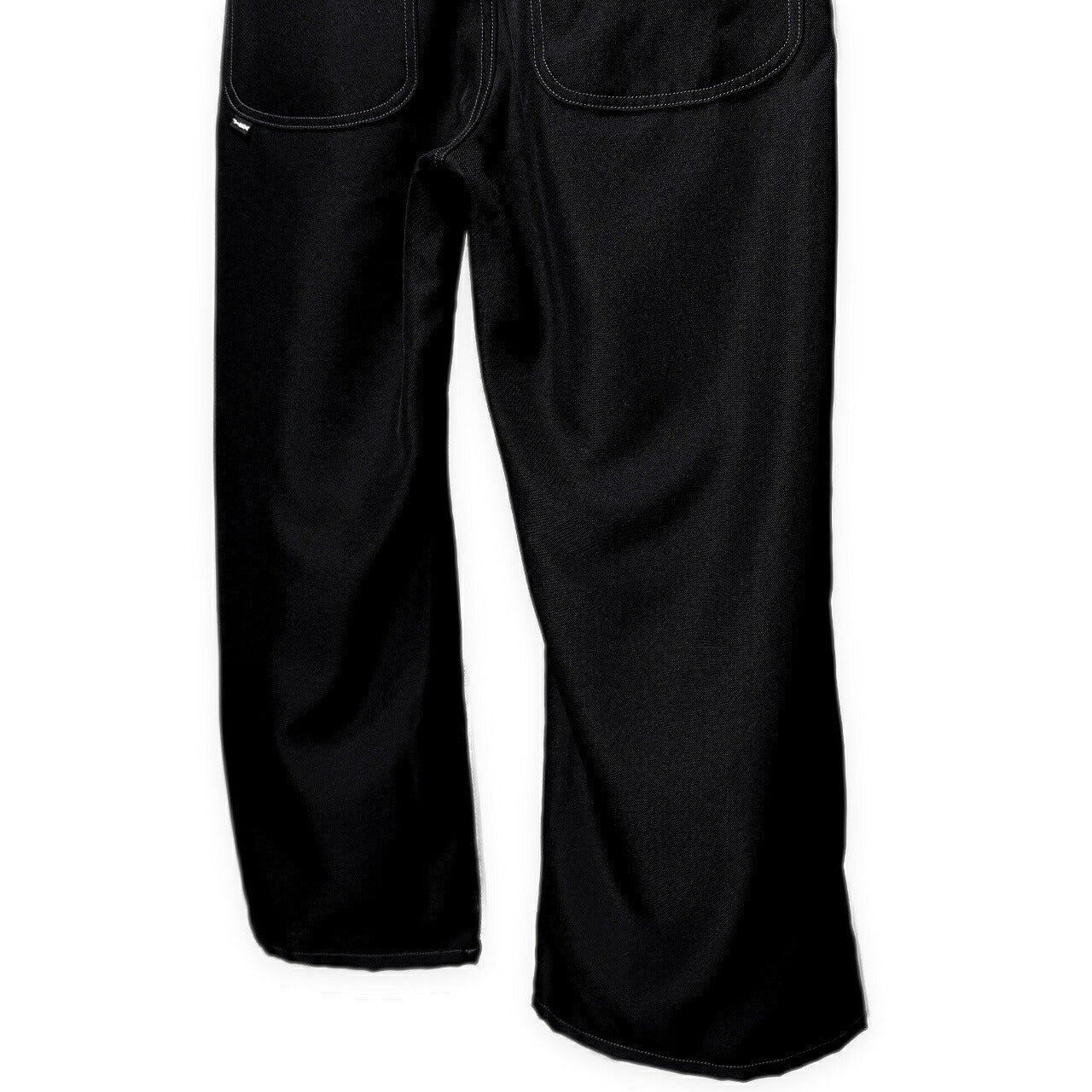 JieDa Wide One Tuck Straight Pants Black Size 1