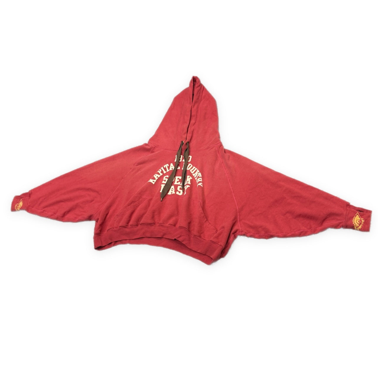 KAPITAL 24AW Speakeasy College Eye Print Hoodie Free Size