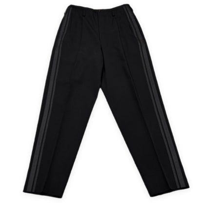 Y's for men 90s Wool Gabardine 2-Tuck Pants Black Size S