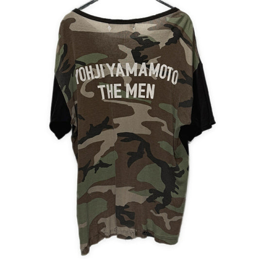 Yohji Yamamoto Pour Homme 10AW Camo T-Shirt Multi Size 3