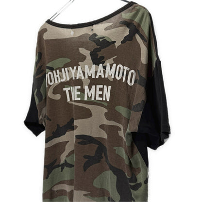 Yohji Yamamoto Pour Homme 10AW Camo T-Shirt Multi Size 3