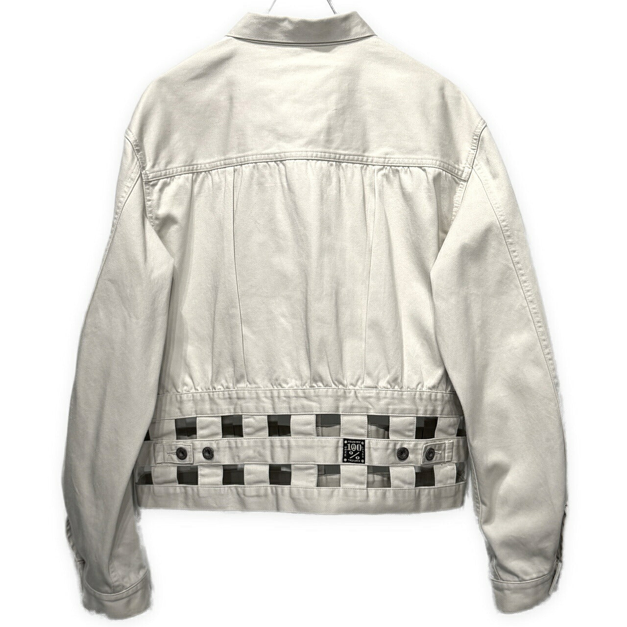 KAPITAL Vintage Satin Windowpane 1st Jacket Gray Size L