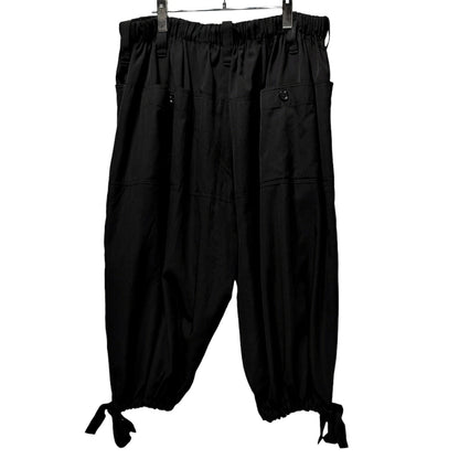 Yohji Yamamoto Pour Homme 13SS Gabardine Pants Black Size 3
