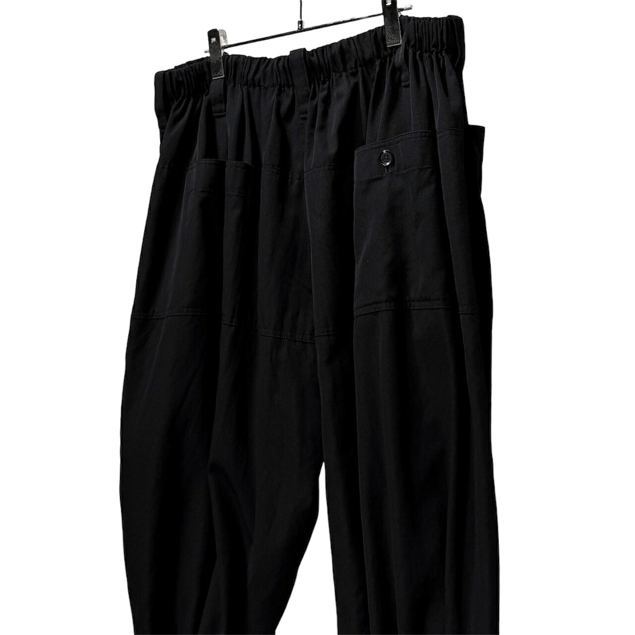 Yohji Yamamoto Pour Homme 13SS Gabardine Pants Black Size 3