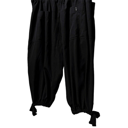 Yohji Yamamoto Pour Homme 13SS Gabardine Pants Black Size 3