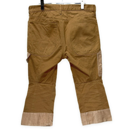 JUNYA WATANABE MAN 16AW Paneled Cropped Pants Brown Size M