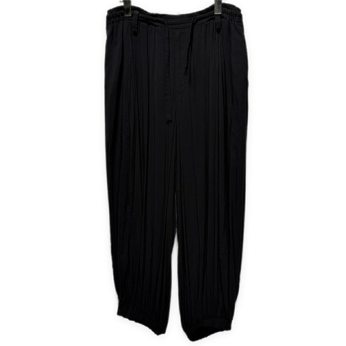 Yohji Yamamoto Pour Homme 13SS Rayon Pants Black Size 2