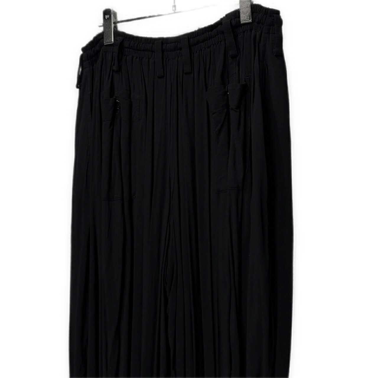 Yohji Yamamoto Pour Homme 13SS Rayon Pants Black Size 2
