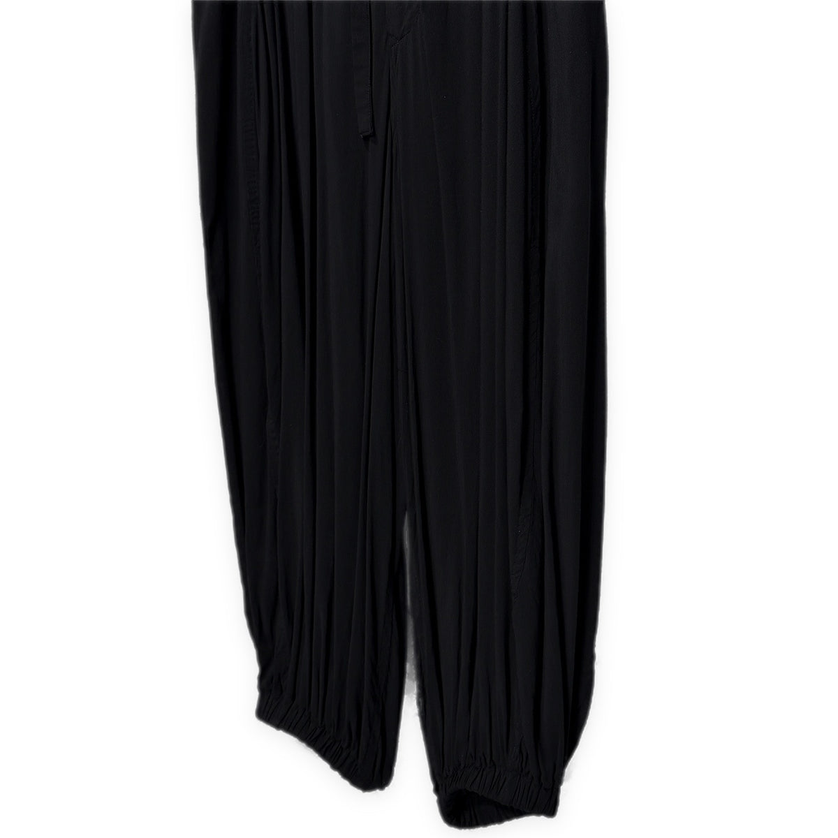 Yohji Yamamoto Pour Homme 13SS Rayon Pants Black Size 2