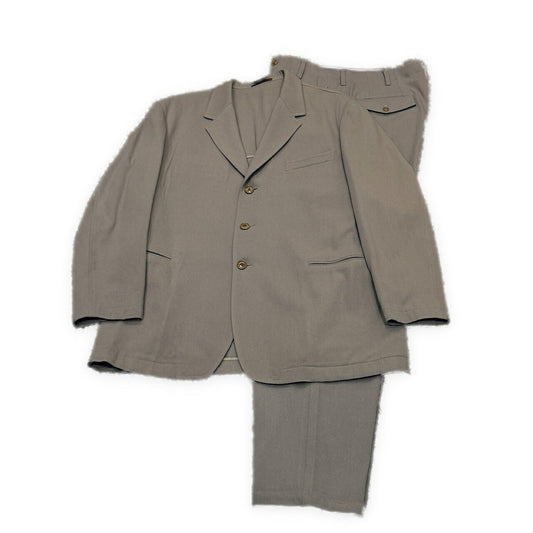 Y's for men 90s Wool 3-Button Suit Gray Size M