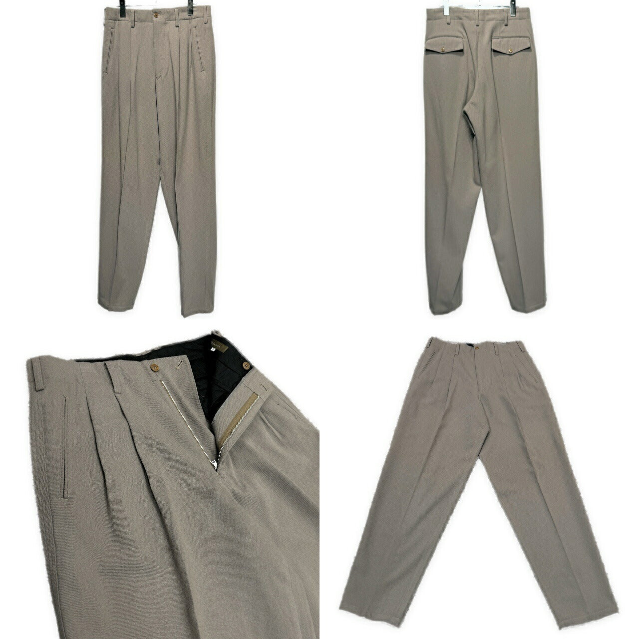 Y's for men 90s Wool 3-Button Suit Gray Size M