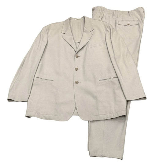 Y's for men 90s Archive Wool 3-Button Suit Gray Size M