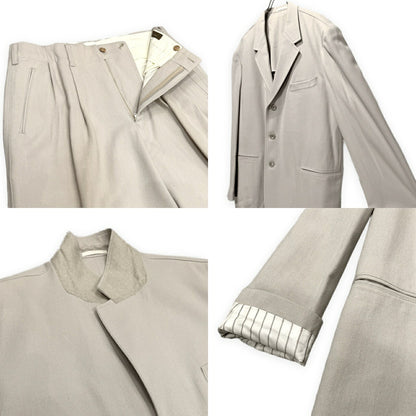 Y's for men 90s Archive Wool 3-Button Suit Gray Size M