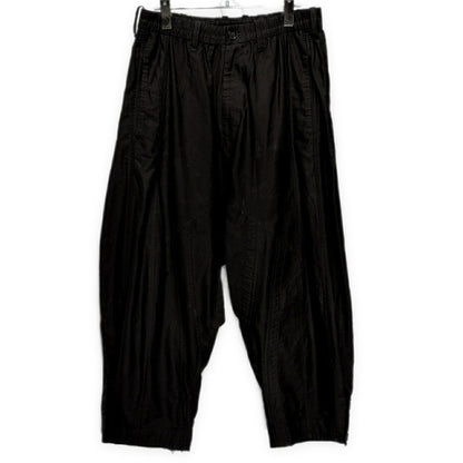 Yohji Yamamoto Pour Homme Cotton Twill Pants Black Size 2