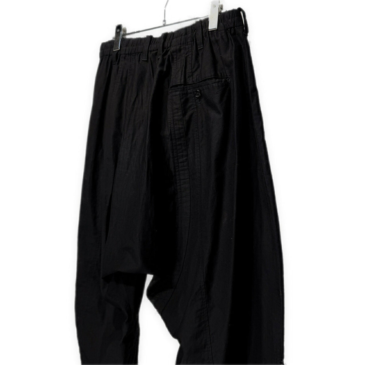 Yohji Yamamoto Pour Homme Cotton Twill Pants Black Size 2