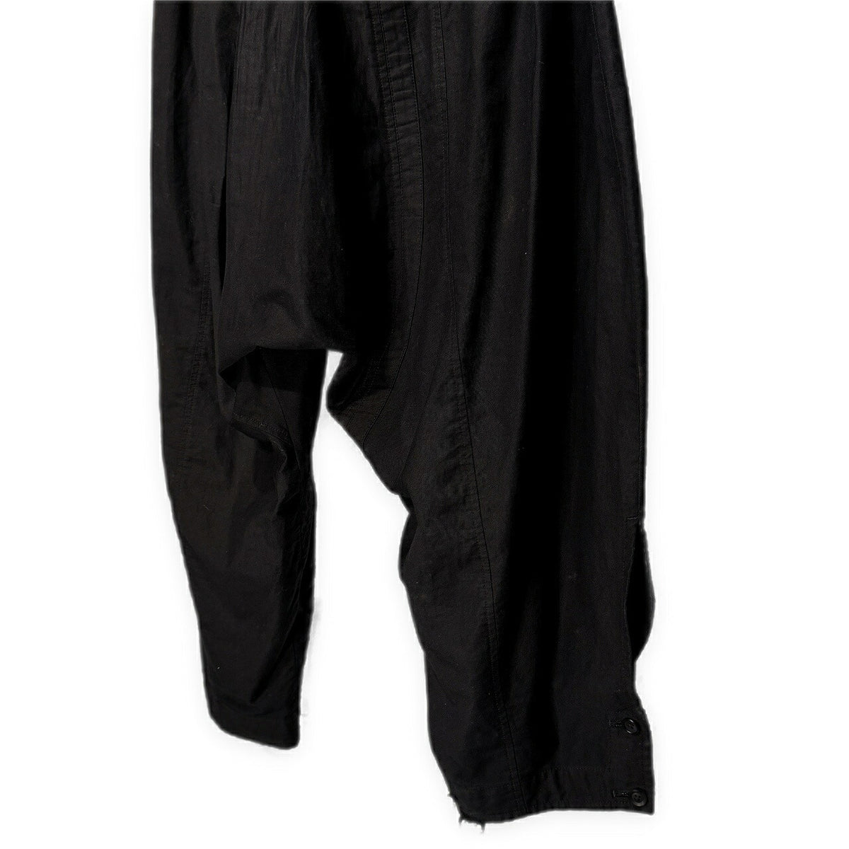 Yohji Yamamoto Pour Homme Cotton Twill Pants Black Size 2