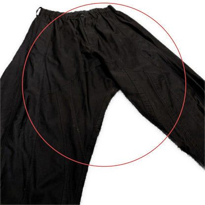 Yohji Yamamoto Pour Homme Cotton Twill Pants Black Size 2