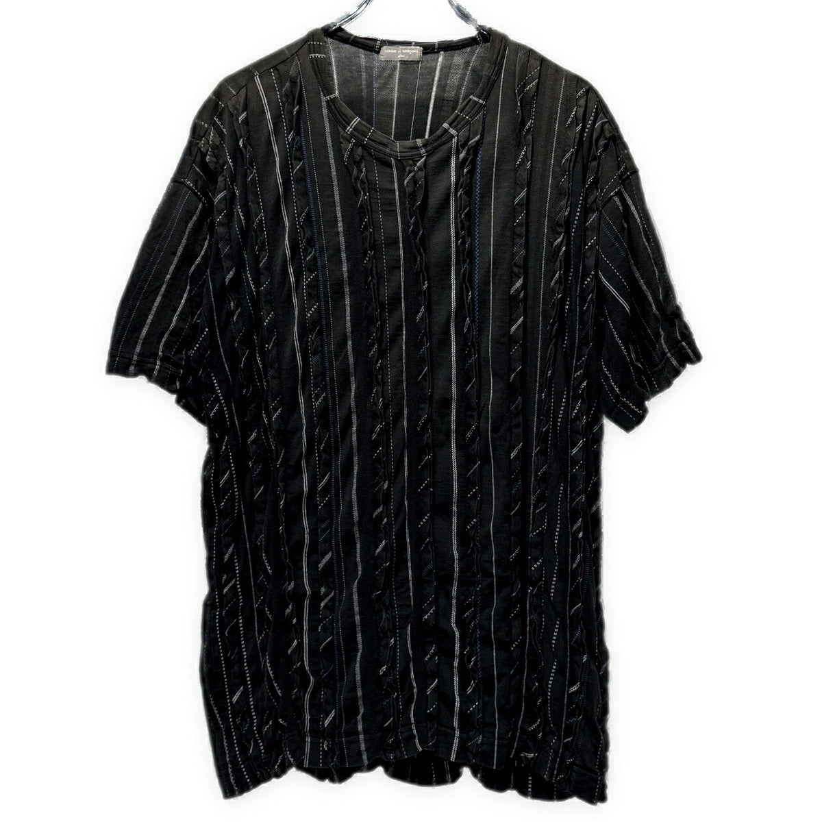 COMME des GARCONS HOMME 90s Frill T-Shirt Black