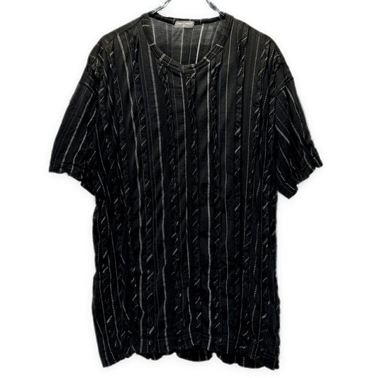 COMME des GARCONS HOMME 90s Frill T-Shirt Black